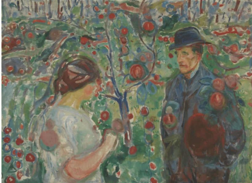 Edvard Munch, Under de blomstrende ...**