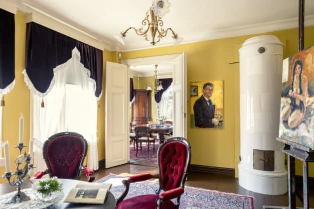 Gul stue i Edvard Munchs villa**